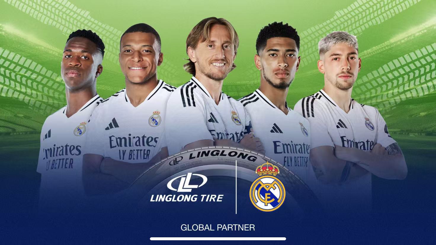 Linglong Tire resmi olarak Real Madrid'in küresel ortağı oldu